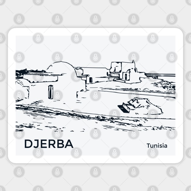 Djerba Tunisia Magnet by Lakeric
